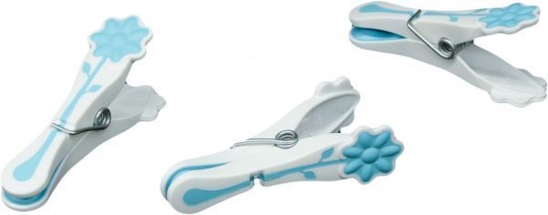 Прищіпки пластик з кошиком для делікатних речей в асортименті 20 шт. Flora