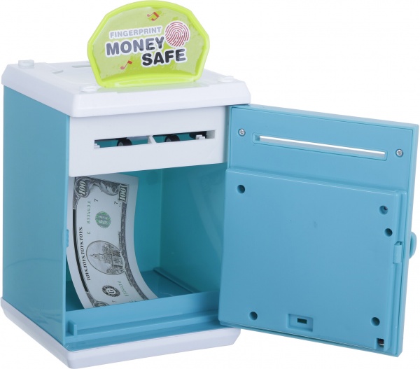Сейф-скарбничка електронний дитячий банк блакитний OTE0644690/blue
