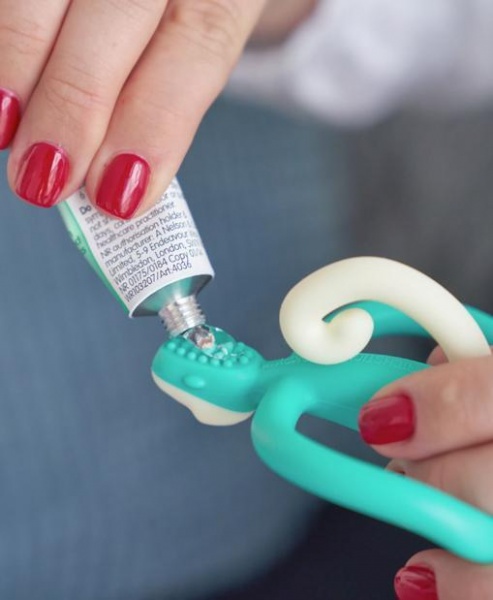 Прорізувач Matchstick Monkey Мавпочка зелена 10,5 см (MM-T-008)