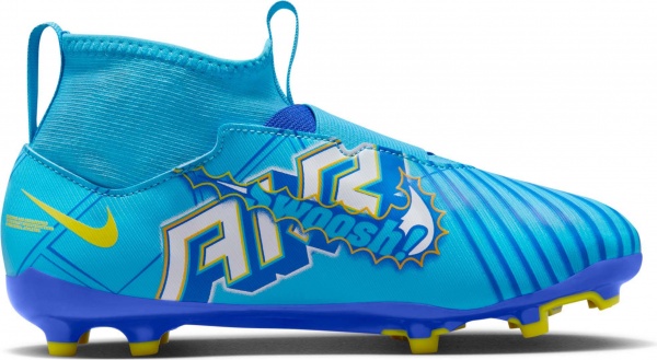 Бутси Nike NIKE JR. MERCURIAL ZOOM SUPERFLY 9 ACADEMY KM FG/MG DO9790-400 р.36 різнокольоровий