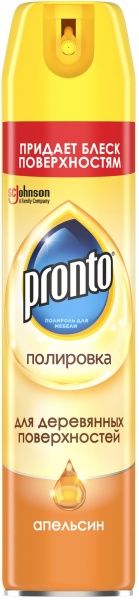 Поліроль для меблів Pronto для дерев’яних поверхонь Апельсин 0,25 л