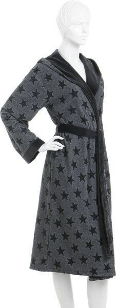 Халат домашній La Nuit Home Stars р. M антрацит 