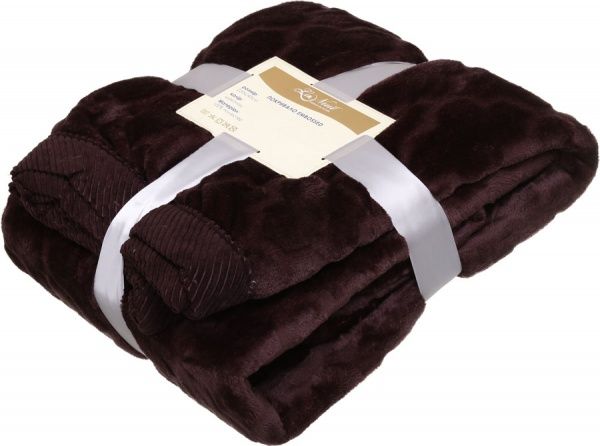 Покрывало Embossed 220x240 см La Nuit шоколадный 