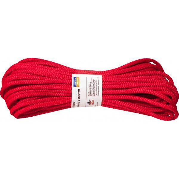 Шнур полипропиленовая 10 мм 20 м красный 0,66 кг
