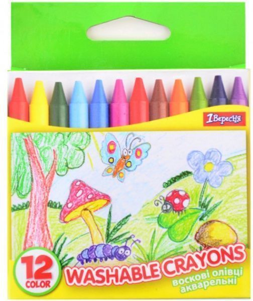 Карандаши восковые 8 цветов YES