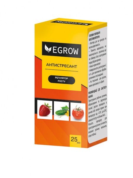 Біостимулятор росту рослин Egrow Egrow антистресант 25 мл