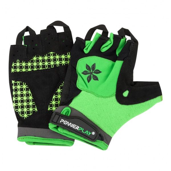 Варежки PowerPlay 5284B_Green р. XS зеленый