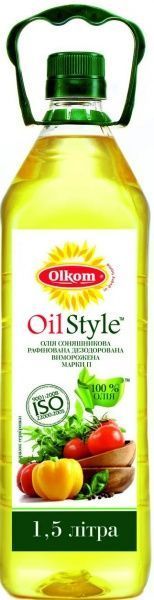 Масло подсолнечное Олком ™ 1,5 л 