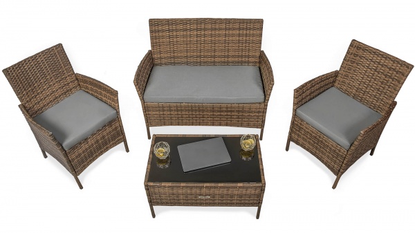 Комплект металевих меблів Classic Brazowy - Мікс (121003) коричневий 