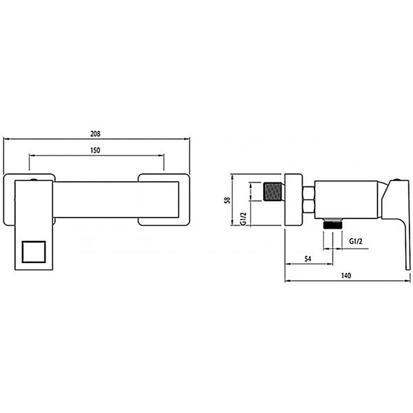 Смеситель для душа Deante Anemon BCZ 040M