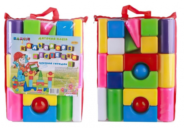 Іграшка-конструктор Bamsic Кольорове містечко - 1 5604