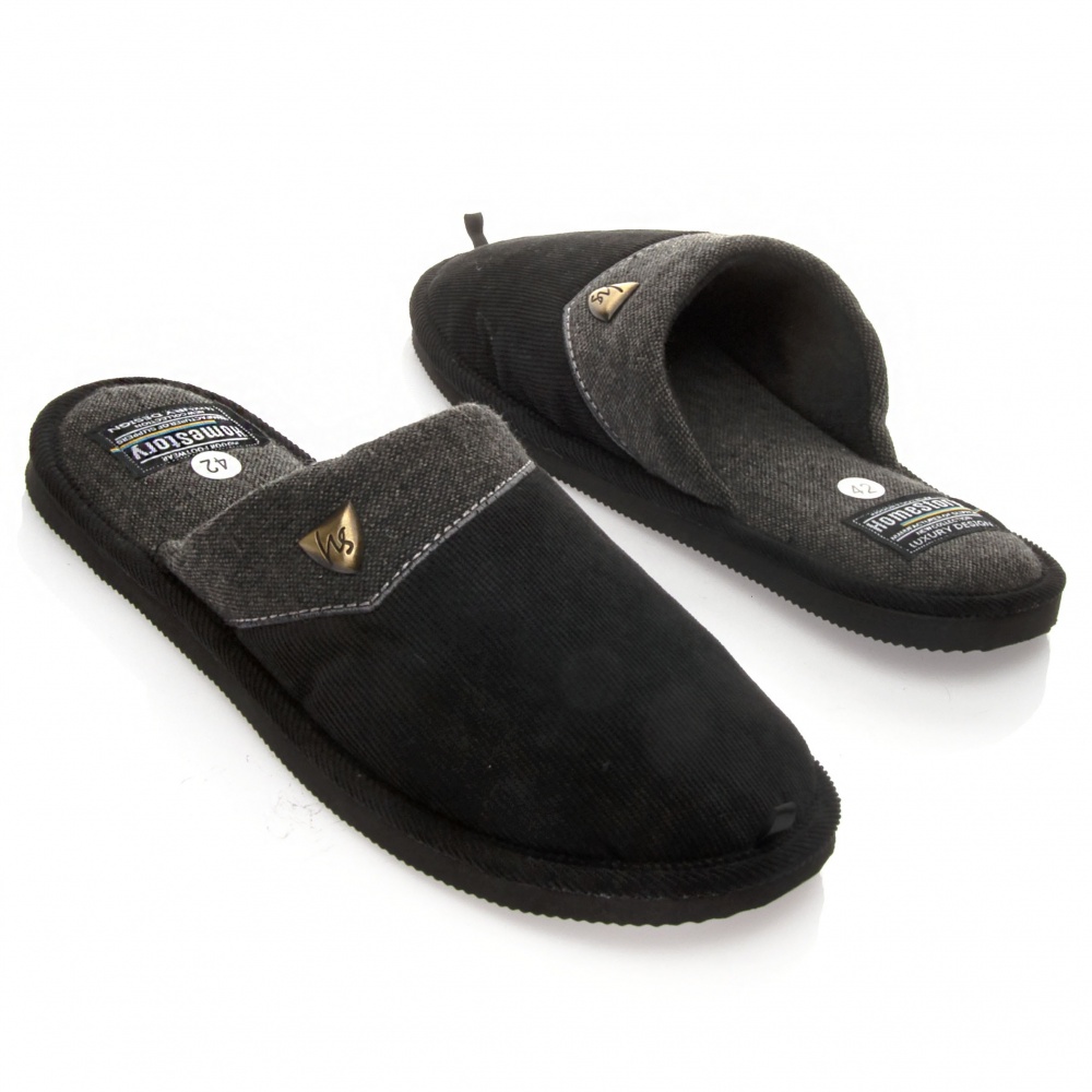 Тапки домашние Home Story 231081-3 р.43 черный