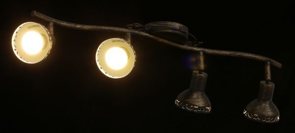 Спот Arte Lamp A5219PL-4BR 4x35 Вт GU10 коричневий Focus 