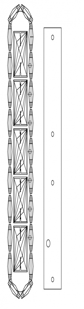 Бра Sensio Marques LED 4 Вт прозрачный/хром ALPL-PLCS025W1