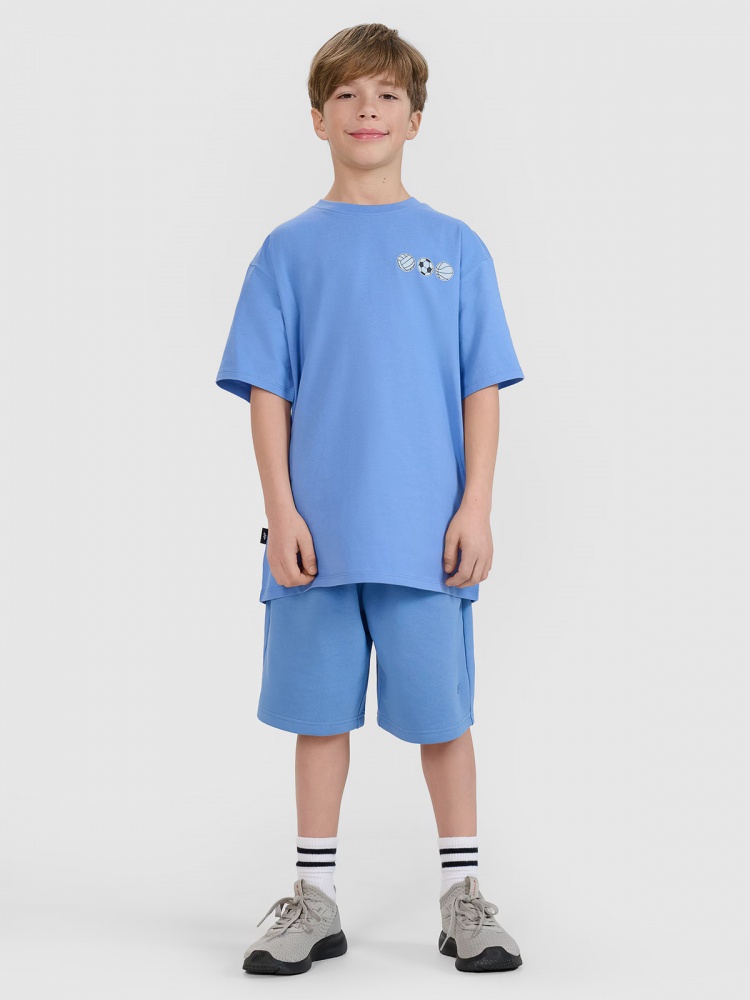 Футболка 4F TSHIRT M2640 4FJRSS25TTSHM2640-33S р.152 голубой