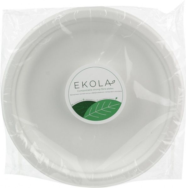 Тарелка бумажная Ekola 22 см 10 шт.