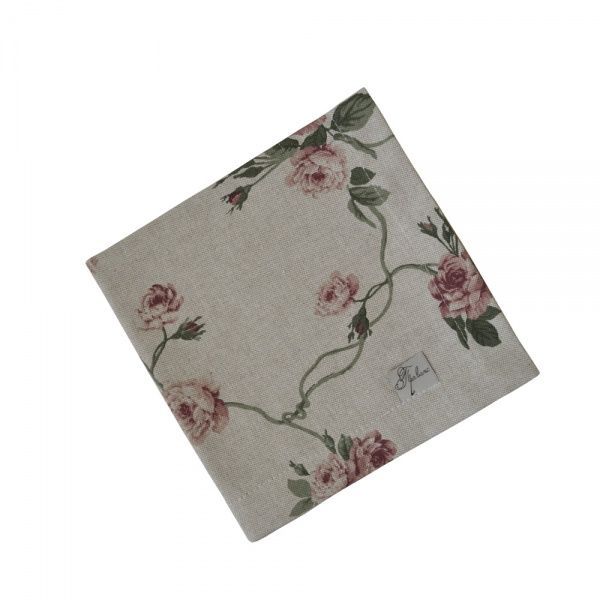 Серветка під тарілку Глорiя Квiти 40x40 см Прованс 