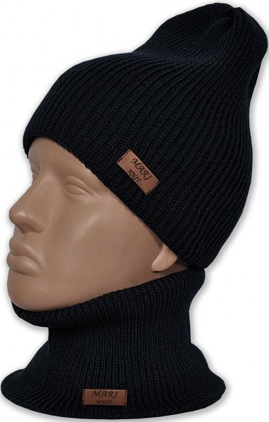 Шапка дитяча р.52–54 чорний 821 