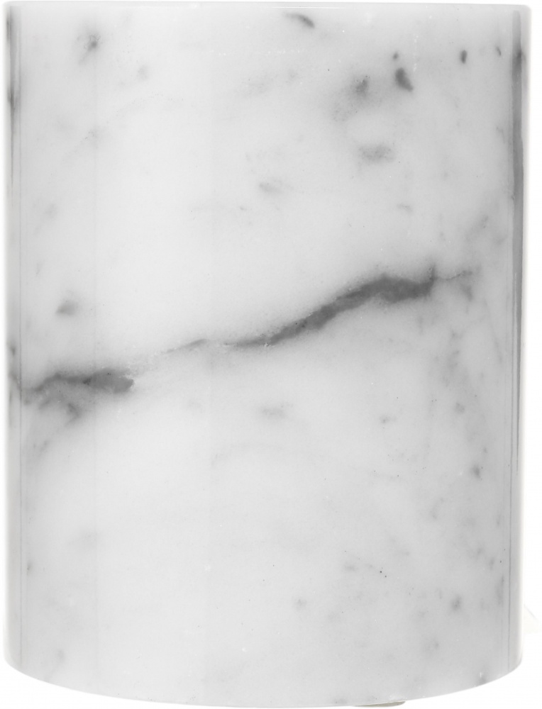 Стакан Sensio Marble 8x8х10 см белый