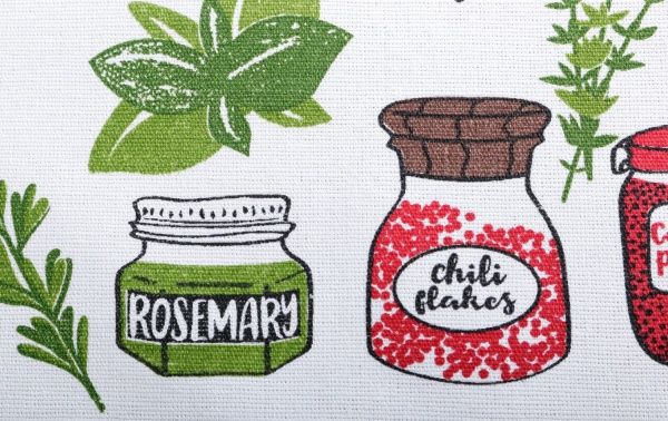 Скатерть Специи 140x180 см красный Homeline 