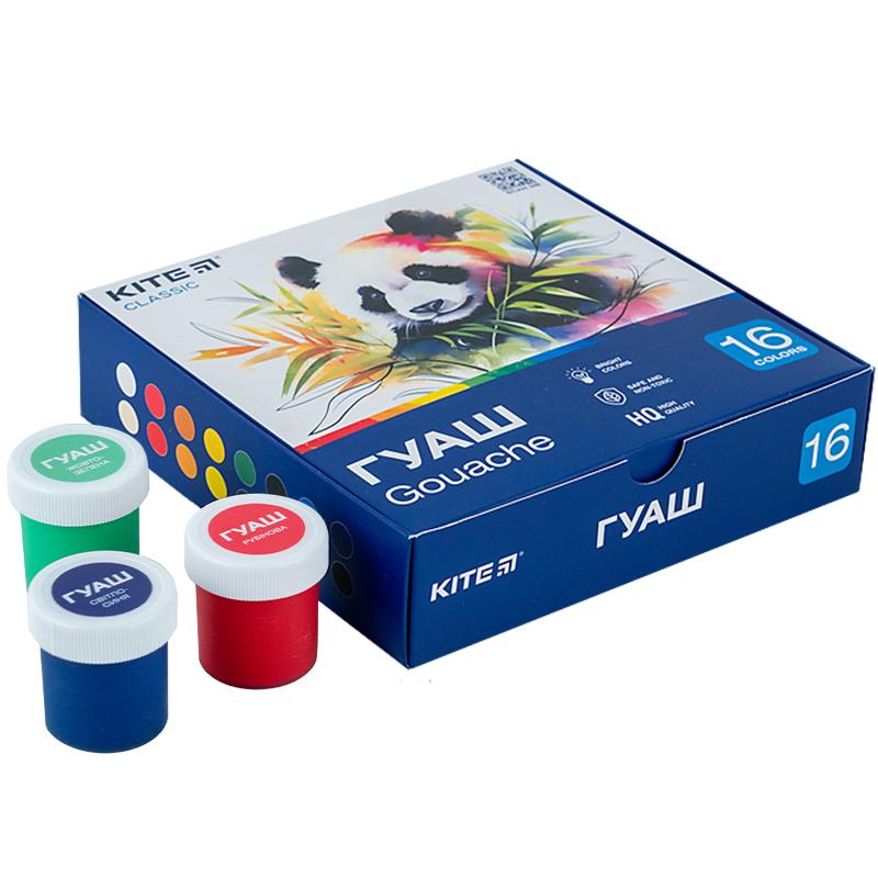 Фарба гуашева 16 кольорів Classic 20 мл K-096 KITE