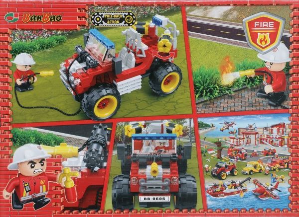 Конструктор BanBao Пожежники Автомобіль 2