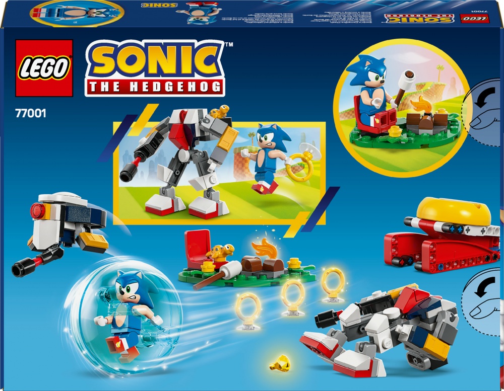 Конструктор LEGO Sonic Столкновение Соника у костра 77001
