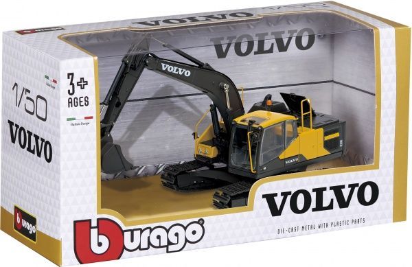 Автомодель Bburago Екскаватор Volvo EC220E 1:50 18-32086