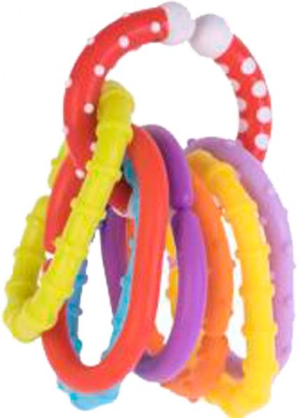 Игрушка-прорезыватель Baby Team Забавные кольца 8 шт