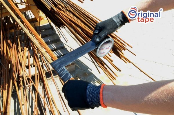 Армированная лента черная строительная 50 мм х 10 м ORIGINAL TAPE 