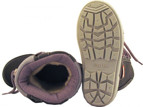 Чобітки зимові дитячі Alisa Line Jeans р.30-31 сірий 