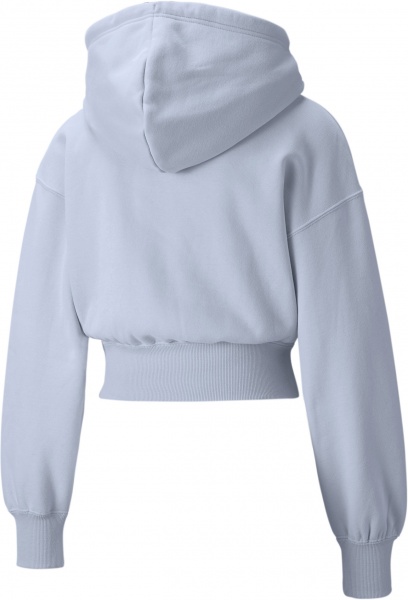 Джемпер Puma Classics Crop Hoodie 53351121 р. M голубой