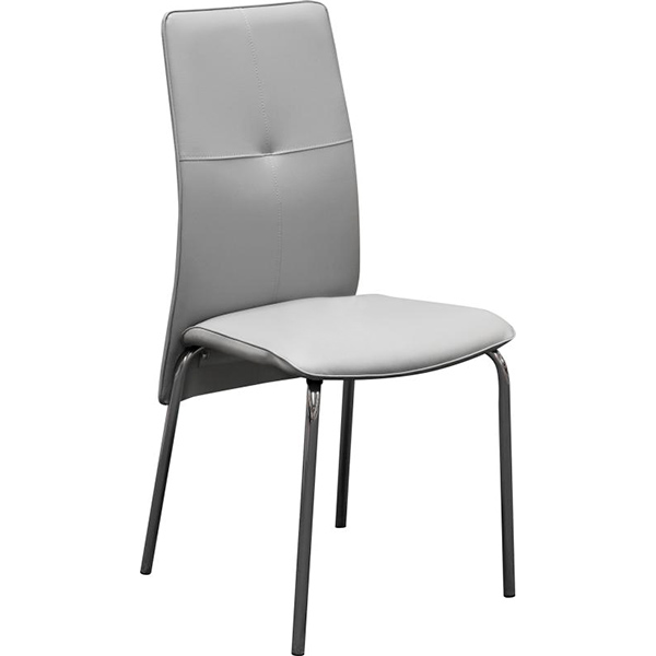 Стул обеденный Nowy Styl Muza II Chrome (BOX-2) V-28 хром/серый