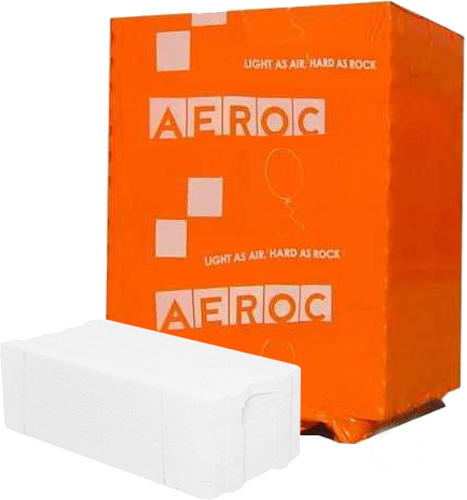 Газобетонный блок Aeroc 600x200x300 мм EkoTerm D-300 Super Plus