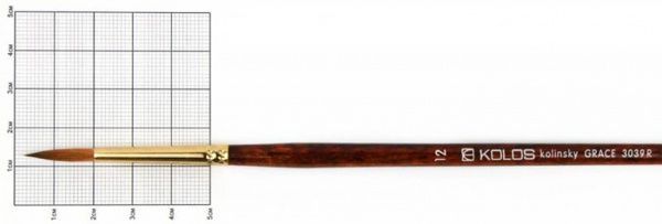 Кисточка круглая Grace 3039R № 12 Kolos 