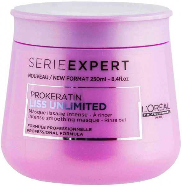 Маска L'OREAL Professionnel Serie Expert Liss Unlimited для випрямлення волосся 250 мл