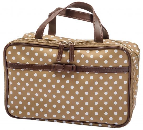 Косметичка AVL 28х13х18 см коричневий 36006 