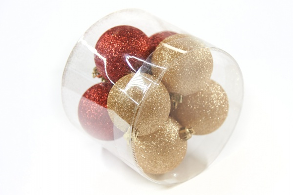 Набор елочных шаров 9385 d112 мм 14,5 см 8 шт./уп. 