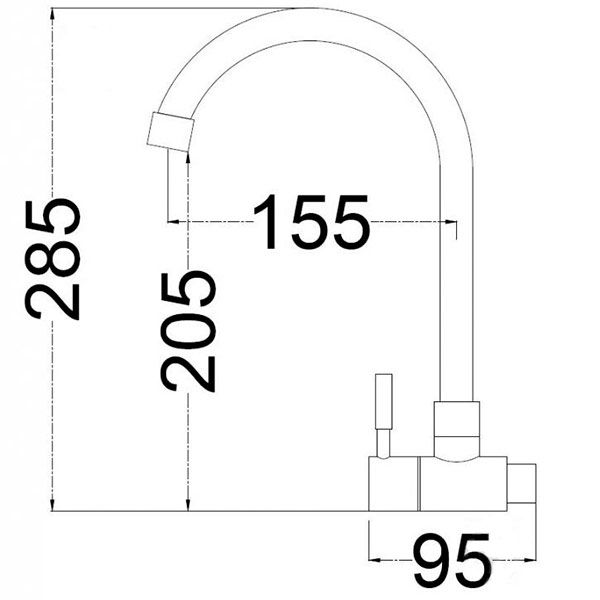 Кран Mixxen Профи Mxin0438