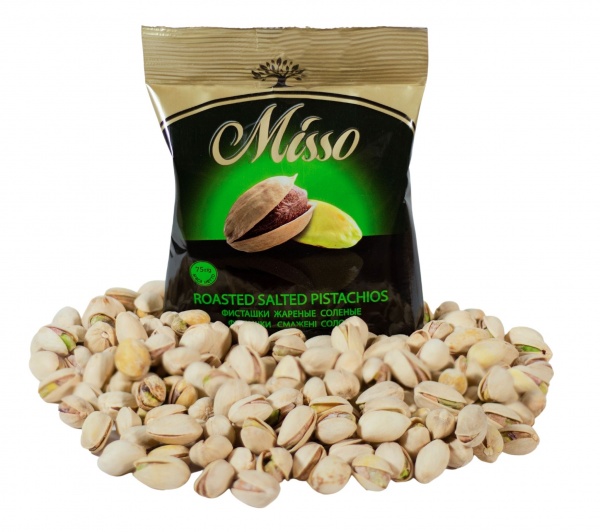 Фісташки Misso смажена солона 75 г