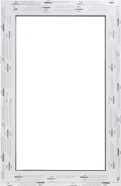 Вікно поворотно-відкидне ALMplast 60 500x1000 мм праве