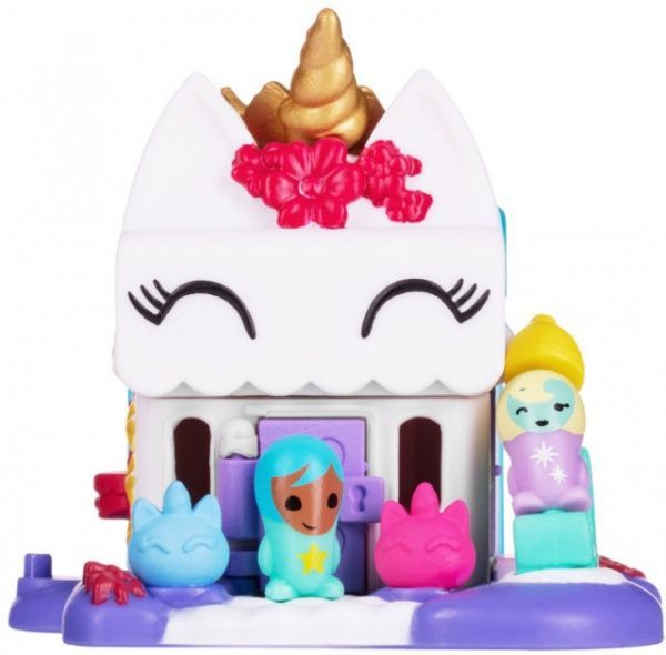 Ігровий набір Jazwares Nanables Small House Веселковий шлях Спа День сяйва (NNB0049) 