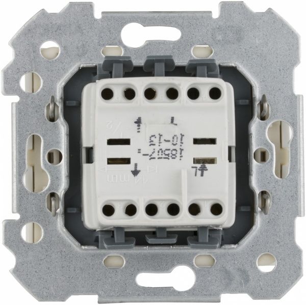 Выключатель перекрестный одноклавишный Siemens Iris без подсветки 16 А 250В IP20 белый 18507 W