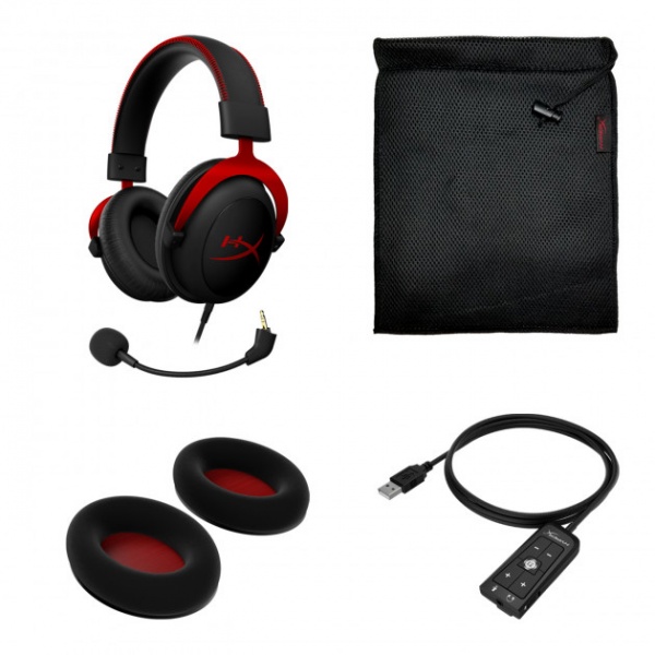 Навушники HyperX Cloud II black/red (4P5M0AA) 