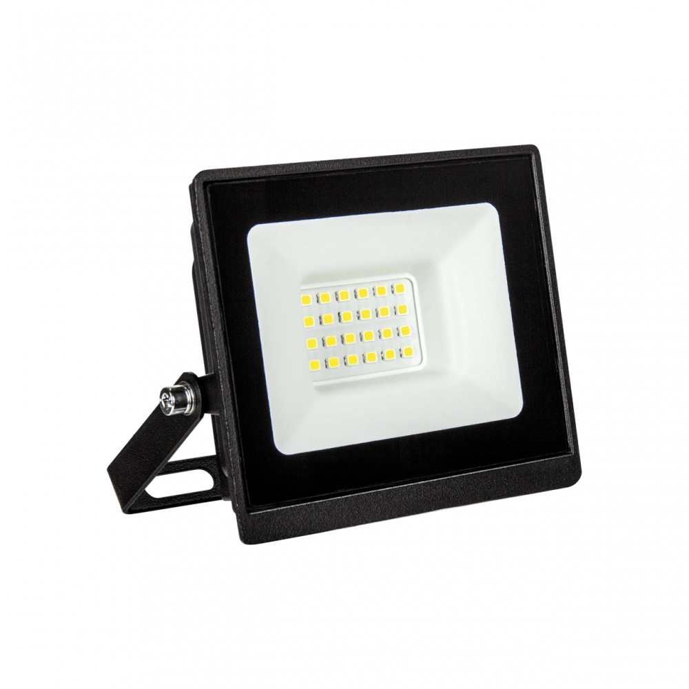 Прожектор светодиодный Eurolamp 20 Вт IP65 черный LED-FL-20(B)