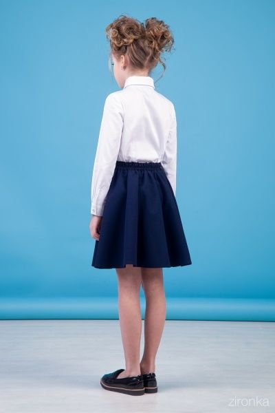 Юбка школьная 30-9040-2 Zironka р.134 синий 