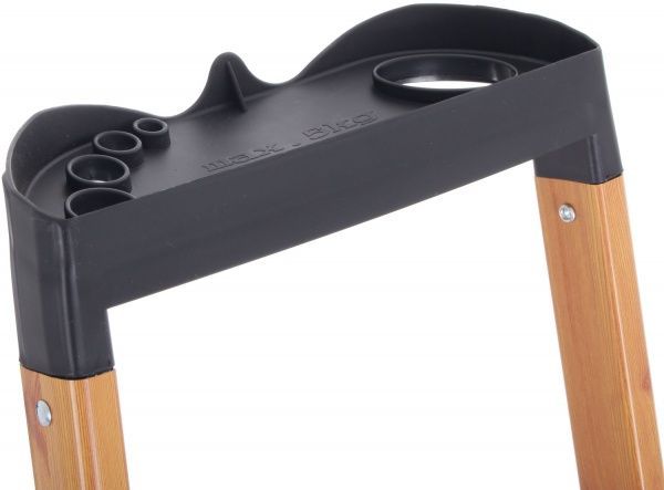 Лестница-стремянка Expert Tools декорированная под дерево с полочкой на 6 ступеней