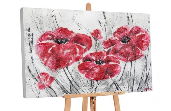 Картина Червоні маки 80x120 см Юрис Проф Арт 