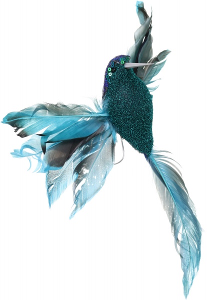 Декоративная новогодняя фигура Птичка 23х21х3,5 см 