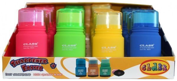 Точилка 4823 с ластиком CLASS